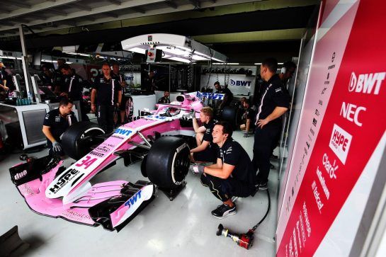 Nicholas Latifi (CDN) Racing Point Force India F1 VJM11 Development Driver.
09.11.2018. Formula 1 World Championship, Rd 20, Brazilian Grand Prix, Sao Paulo, Brazil, Practice Day.
- www.xpbimages.com, EMail: requests@xpbimages.com - copy of publication required for printed pictures. Every used picture is fee-liable. © Copyright: Moy / XPB Images