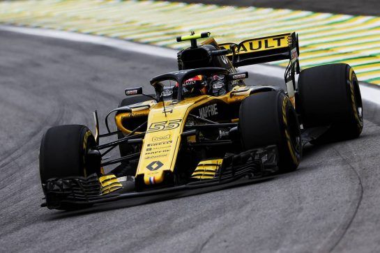 Carlos Sainz Jr (ESP) Renault Sport F1 Team RS18.
09.11.2018. Formula 1 World Championship, Rd 20, Brazilian Grand Prix, Sao Paulo, Brazil, Practice Day.
- www.xpbimages.com, EMail: requests@xpbimages.com - copy of publication required for printed pictures. Every used picture is fee-liable. © Copyright: Moy / XPB Images