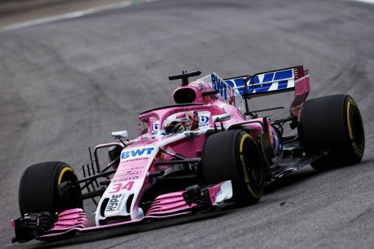 Nicholas Latifi (CDN) Racing Point Force India F1 VJM11 Development Driver.
09.11.2018. Formula 1 World Championship, Rd 20, Brazilian Grand Prix, Sao Paulo, Brazil, Practice Day.
- www.xpbimages.com, EMail: requests@xpbimages.com - copy of publication required for printed pictures. Every used picture is fee-liable. © Copyright: Moy / XPB Images