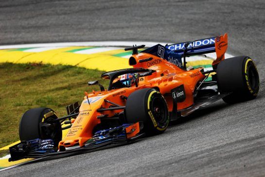 Lando Norris (GBR) McLaren MCL33 Test Driver.
09.11.2018. Formula 1 World Championship, Rd 20, Brazilian Grand Prix, Sao Paulo, Brazil, Practice Day.
- www.xpbimages.com, EMail: requests@xpbimages.com - copy of publication required for printed pictures. Every used picture is fee-liable. © Copyright: Moy / XPB Images