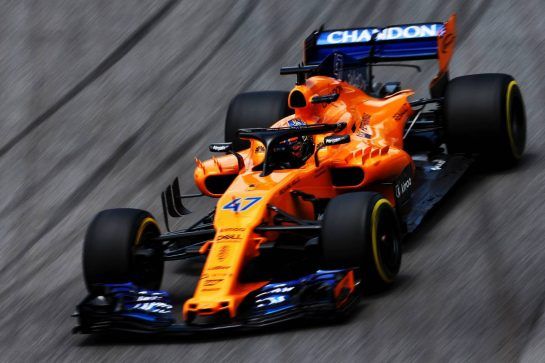 Lando Norris (GBR) McLaren MCL33 Test Driver.
09.11.2018. Formula 1 World Championship, Rd 20, Brazilian Grand Prix, Sao Paulo, Brazil, Practice Day.
- www.xpbimages.com, EMail: requests@xpbimages.com - copy of publication required for printed pictures. Every used picture is fee-liable. © Copyright: Moy / XPB Images