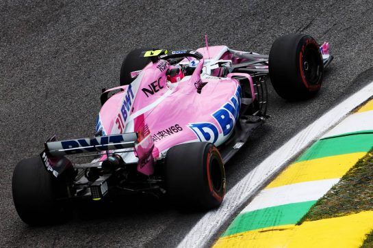 Esteban Ocon (FRA) Racing Point Force India F1 VJM11.
09.11.2018. Formula 1 World Championship, Rd 20, Brazilian Grand Prix, Sao Paulo, Brazil, Practice Day.
- www.xpbimages.com, EMail: requests@xpbimages.com - copy of publication required for printed pictures. Every used picture is fee-liable. © Copyright: Moy / XPB Images