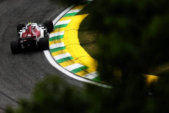 Charles Leclerc (MON) Sauber F1 Team C37.
09.11.2018. Formula 1 World Championship, Rd 20, Brazilian Grand Prix, Sao Paulo, Brazil, Practice Day.
- www.xpbimages.com, EMail: requests@xpbimages.com - copy of publication required for printed pictures. Every used picture is fee-liable. © Copyright: Moy / XPB Images