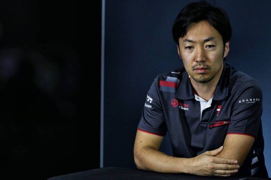 Ayao Komatsu (JPN) Haas F1 Team Race Engineer in the FIA Press Conference.
09.11.2018. Formula 1 World Championship, Rd 20, Brazilian Grand Prix, Sao Paulo, Brazil, Practice Day.
- www.xpbimages.com, EMail: requests@xpbimages.com - copy of publication required for printed pictures. Every used picture is fee-liable. © Copyright: Batchelor / XPB Images