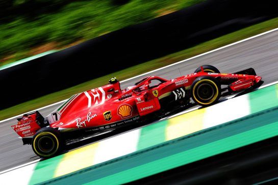 Kimi Raikkonen (FIN) Ferrari SF71H.
09.11.2018. Formula 1 World Championship, Rd 20, Brazilian Grand Prix, Sao Paulo, Brazil, Practice Day.
- www.xpbimages.com, EMail: requests@xpbimages.com - copy of publication required for printed pictures. Every used picture is fee-liable. © Copyright: Photo4 / XPB Images