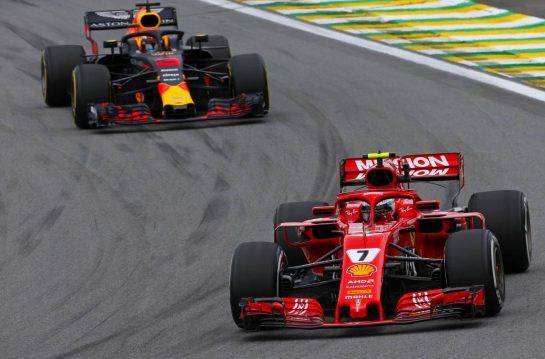 Kimi Raikkonen (FIN) Scuderia Ferrari 
09.11.2018. Formula 1 World Championship, Rd 20, Brazilian Grand Prix, Sao Paulo, Brazil, Practice Day.
- www.xpbimages.com, EMail: requests@xpbimages.com - copy of publication required for printed pictures. Every used picture is fee-liable. © Copyright: Charniaux / XPB Images