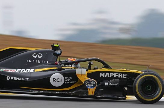 Carlos Sainz Jr (ESP) Renault F1 Team 
09.11.2018. Formula 1 World Championship, Rd 20, Brazilian Grand Prix, Sao Paulo, Brazil, Practice Day.
- www.xpbimages.com, EMail: requests@xpbimages.com - copy of publication required for printed pictures. Every used picture is fee-liable. © Copyright: Charniaux / XPB Images