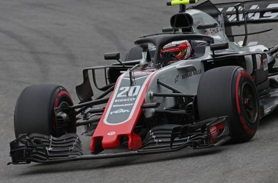 Kevin Magnussen (DEN) Haas F1 Team 
09.11.2018. Formula 1 World Championship, Rd 20, Brazilian Grand Prix, Sao Paulo, Brazil, Practice Day.
- www.xpbimages.com, EMail: requests@xpbimages.com - copy of publication required for printed pictures. Every used picture is fee-liable. © Copyright: Charniaux / XPB Images