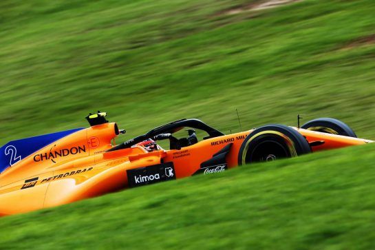Stoffel Vandoorne (BEL) McLaren MCL33.
09.11.2018. Formula 1 World Championship, Rd 20, Brazilian Grand Prix, Sao Paulo, Brazil, Practice Day.
- www.xpbimages.com, EMail: requests@xpbimages.com - copy of publication required for printed pictures. Every used picture is fee-liable. © Copyright: Moy / XPB Images
