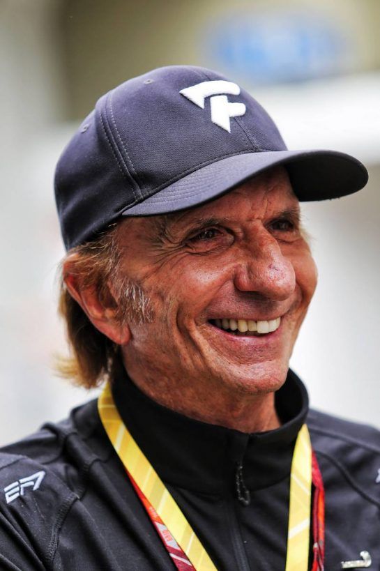 Emerson Fittipaldi (BRA).
10.11.2018. Formula 1 World Championship, Rd 20, Brazilian Grand Prix, Sao Paulo, Brazil, Qualifying Day.
- www.xpbimages.com, EMail: requests@xpbimages.com - copy of publication required for printed pictures. Every used picture is fee-liable. © Copyright: Moy / XPB Images