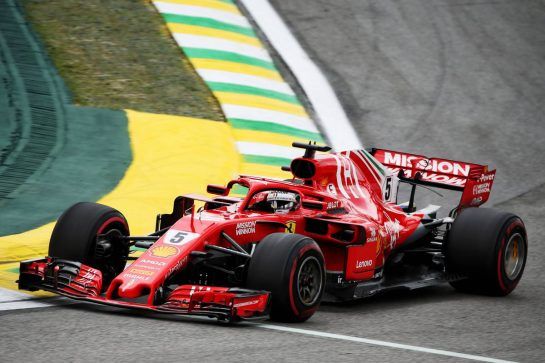 Sebastian Vettel (GER) Ferrari SF71H.
10.11.2018. Formula 1 World Championship, Rd 20, Brazilian Grand Prix, Sao Paulo, Brazil, Qualifying Day.
- www.xpbimages.com, EMail: requests@xpbimages.com - copy of publication required for printed pictures. Every used picture is fee-liable. © Copyright: Batchelor / XPB Images