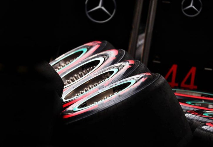 Pirelli tyres for Mercedes AMG F1.