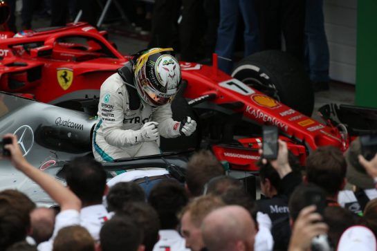 1st place Lewis Hamilton (GBR) Mercedes AMG F1 W09.
11.11.2018. Formula 1 World Championship, Rd 20, Brazilian Grand Prix, Sao Paulo, Brazil, Race Day.
- www.xpbimages.com, EMail: requests@xpbimages.com - copy of publication required for printed pictures. Every used picture is fee-liable. © Copyright: Batchelor / XPB Images