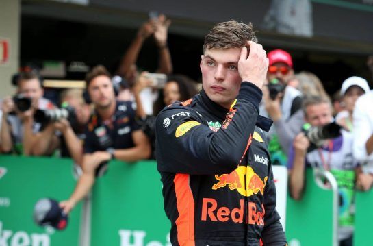 Max Verstappen (NLD) Red Bull Racing 
11.11.2018. Formula 1 World Championship, Rd 20, Brazilian Grand Prix, Sao Paulo, Brazil, Race Day.
- www.xpbimages.com, EMail: requests@xpbimages.com - copy of publication required for printed pictures. Every used picture is fee-liable. © Copyright: Charniaux / XPB Images