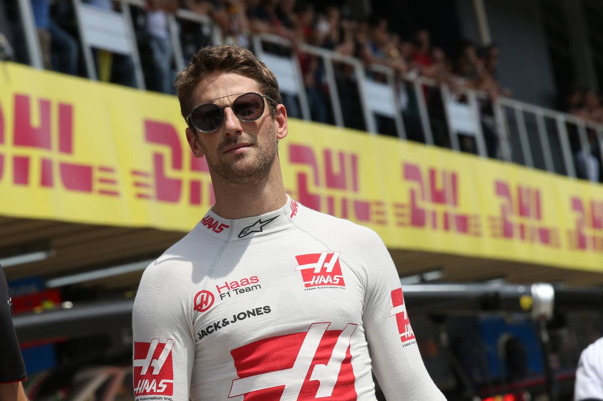 Romain Grosjean (FRA) Haas F1 Team VF-18.