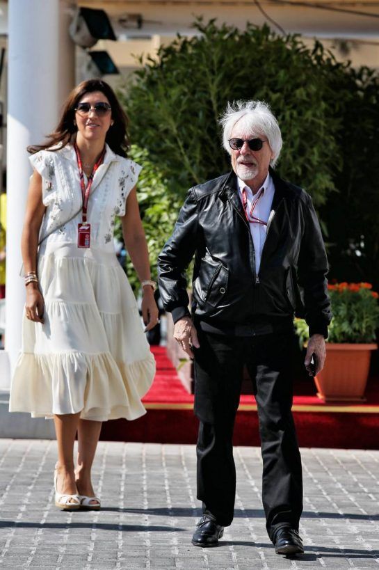 Bernie Ecclestone (GBR) with his wife Fabiana Flosi (BRA).
23.11.2018. Formula 1 World Championship, Rd 21, Abu Dhabi Grand Prix, Yas Marina Circuit, Abu Dhabi, Practice Day.
- www.xpbimages.com, EMail: requests@xpbimages.com - copy of publication required for printed pictures. Every used picture is fee-liable. © Copyright: Batchelor / XPB Images