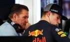 Max Verstappen (NLD) Red Bull Racing with his father Jos Verstappen (NLD). 23.11.2018.