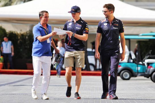 Max Verstappen (NLD) Red Bull Racing.
23.11.2018. Formula 1 World Championship, Rd 21, Abu Dhabi Grand Prix, Yas Marina Circuit, Abu Dhabi, Practice Day.
- www.xpbimages.com, EMail: requests@xpbimages.com - copy of publication required for printed pictures. Every used picture is fee-liable. © Copyright: Batchelor / XPB Images
