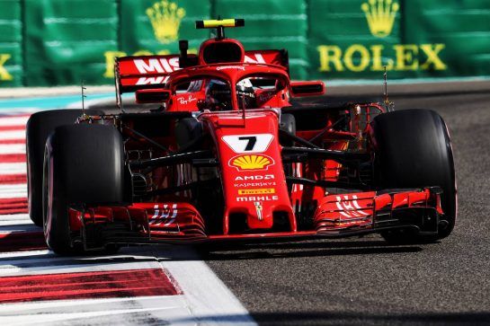 Kimi Raikkonen (FIN) Ferrari SF71H.
23.11.2018. Formula 1 World Championship, Rd 21, Abu Dhabi Grand Prix, Yas Marina Circuit, Abu Dhabi, Practice Day.
- www.xpbimages.com, EMail: requests@xpbimages.com - copy of publication required for printed pictures. Every used picture is fee-liable. © Copyright: Photo4 / XPB Images