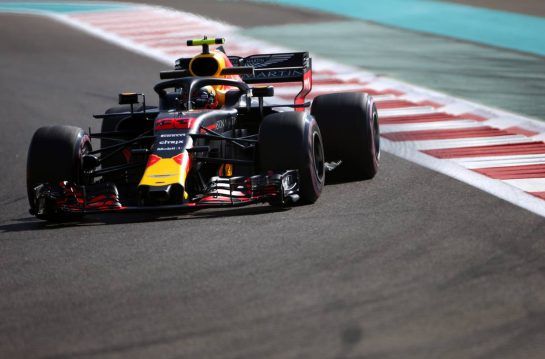 Max Verstappen (NLD) Red Bull Racing 
23.11.2018. Formula 1 World Championship, Rd 21, Abu Dhabi Grand Prix, Yas Marina Circuit, Abu Dhabi, Practice Day.
- www.xpbimages.com, EMail: requests@xpbimages.com - copy of publication required for printed pictures. Every used picture is fee-liable. © Copyright: Charniaux / XPB Images