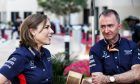 Claire Williams (GBR) Williams Deputy Team Principal with Paddy Lowe (GBR)
