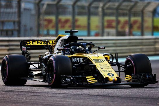 Nico Hulkenberg (GER) Renault Sport F1 Team RS18.
25.11.2018. Formula 1 World Championship, Rd 21, Abu Dhabi Grand Prix, Yas Marina Circuit, Abu Dhabi, Race Day.
- www.xpbimages.com, EMail: requests@xpbimages.com - copy of publication required for printed pictures. Every used picture is fee-liable. © Copyright: Moy / XPB Images