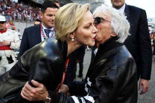 (L to R): Princess Charlene of Monaco with Bernie Ecclestone (GBR) on the grid.
25.11.2018. Formula 1 World Championship, Rd 21, Abu Dhabi Grand Prix, Yas Marina Circuit, Abu Dhabi, Race Day.
- www.xpbimages.com, EMail: requests@xpbimages.com - copy of publication required for printed pictures. Every used picture is fee-liable. © Copyright: Batchelor / XPB Images