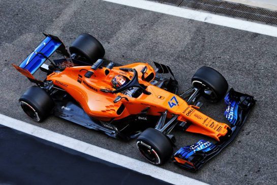 Lando Norris (GBR) McLaren MCL33 Test Driver.
27.11.2018. Formula 1 Testing, Yas Marina Circuit, Abu Dhabi, Wednesday.
- www.xpbimages.com, EMail: requests@xpbimages.com - copy of publication required for printed pictures. Every used picture is fee-liable. © Copyright: Moy / XPB Images