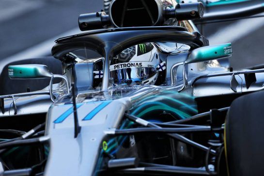 Valtteri Bottas (FIN) Mercedes AMG F1 W09.
27.11.2018. Formula 1 Testing, Yas Marina Circuit, Abu Dhabi, Wednesday.
- www.xpbimages.com, EMail: requests@xpbimages.com - copy of publication required for printed pictures. Every used picture is fee-liable. © Copyright: Moy / XPB Images