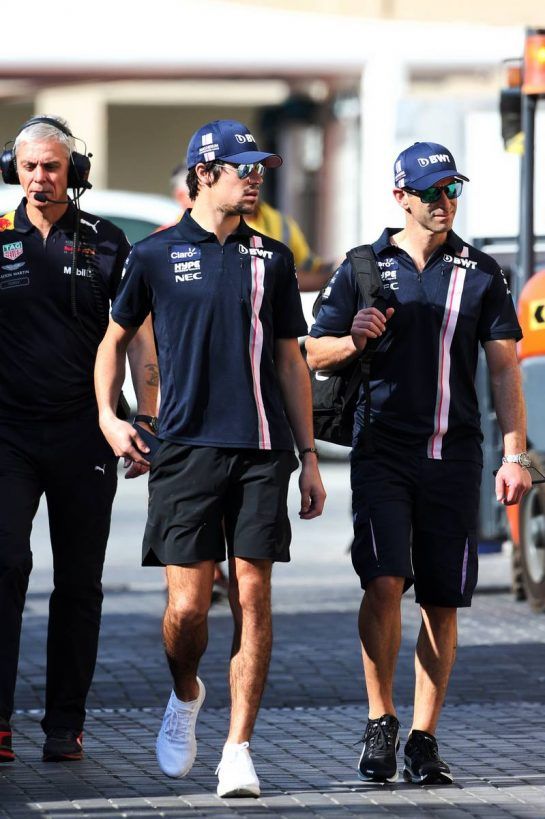 Lance Stroll (CDN) Racing Point Force India F1 Team.
27.11.2018. Formula 1 Testing, Yas Marina Circuit, Abu Dhabi, Wednesday.
- www.xpbimages.com, EMail: requests@xpbimages.com - copy of publication required for printed pictures. Every used picture is fee-liable. © Copyright: Moy / XPB Images