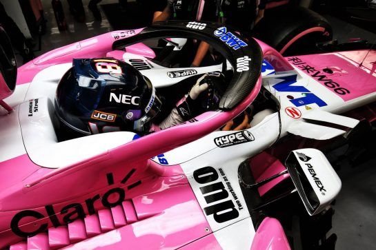 Lance Stroll (CDN) Racing Point Force India F1 VJM11.
27.11.2018. Formula 1 Testing, Yas Marina Circuit, Abu Dhabi, Wednesday.
- www.xpbimages.com, EMail: requests@xpbimages.com - copy of publication required for printed pictures. Every used picture is fee-liable. © Copyright: Moy / XPB Images