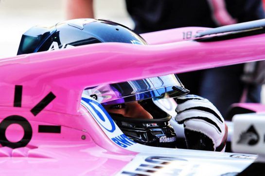 Lance Stroll (CDN) Racing Point Force India F1 VJM11.
27.11.2018. Formula 1 Testing, Yas Marina Circuit, Abu Dhabi, Wednesday.
- www.xpbimages.com, EMail: requests@xpbimages.com - copy of publication required for printed pictures. Every used picture is fee-liable. © Copyright: Moy / XPB Images