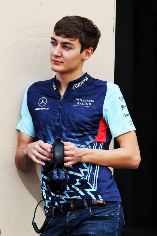 George Russell (GBR) Williams.
28.11.2018. Formula 1 Testing, Yas Marina Circuit, Abu Dhabi, Wednesday.
- www.xpbimages.com, EMail: requests@xpbimages.com - copy of publication required for printed pictures. Every used picture is fee-liable. © Copyright: Moy / XPB Images