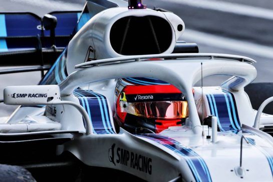 Robert Kubica (POL) Williams FW41.
28.11.2018. Formula 1 Testing, Yas Marina Circuit, Abu Dhabi, Wednesday.
- www.xpbimages.com, EMail: requests@xpbimages.com - copy of publication required for printed pictures. Every used picture is fee-liable. © Copyright: Moy / XPB Images