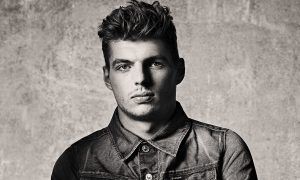 Max Verstappen channels his inner glamour boy