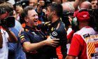 Race winner Daniel Ricciardo (AUS) Red Bull Racing celebrates with Christian Horner (GBR) Red Bull Racing Team Principal in parc ferme.