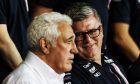 Otmar Szafnauer (USA) Racing Point Force India F1 Team Principal and CEO with Lawrence Stroll (CDN) Racing Point Force India F1 Team Investor at a team photograph.