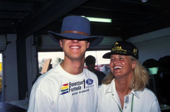 Michael married Corinna Betsch in August, 1995. The couple have two children, daughter Gina-Marie, born in 1997 and who is an established horse rider, and Mick of course, born in 1999 and who is well on his way to follow his father's path to F1.