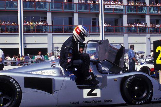 Parallel to his F1 debut in 1991, Schumacher drove for Sauber-Mercedes in Group C.