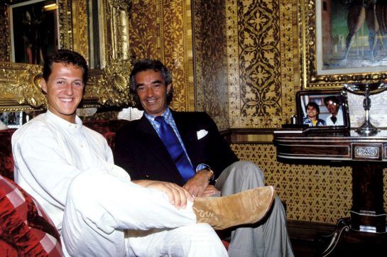 Michael Schumacher and Flavio Briatore enjoyed a close relationship at Benetton for several seasons, a bit too close according to some with allegations of cheating swirling around the paddock in '94, with a nonlegal traction control system at the center of the suspicions.