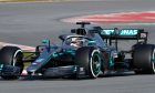 Mercedes at work in the first day of official pre-season testing - February 18 2019.