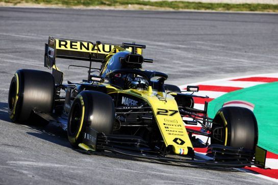 Nico Hulkenberg (GER) Renault Sport F1 Team RS19.
18.02.2019. Formula One Testing, Day One, Barcelona, Spain. Monday.
- www.xpbimages.com, EMail: requests@xpbimages.com - copy of publication required for printed pictures. Every used picture is fee-liable. © Copyright: Charniaux / XPB Images