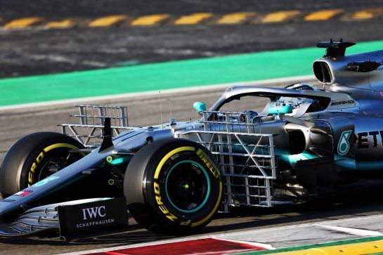 Valtteri Bottas (FIN) Mercedes AMG F1 W10.
18.02.2019. Formula One Testing, Day One, Barcelona, Spain. Monday.
- www.xpbimages.com, EMail: requests@xpbimages.com - copy of publication required for printed pictures. Every used picture is fee-liable. © Copyright: Moy / XPB Images