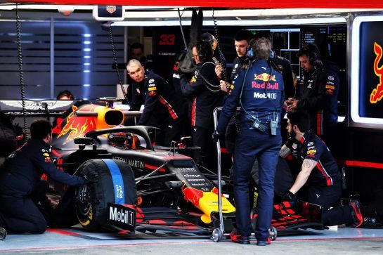 Max Verstappen (NLD) Red Bull Racing RB14.
18.02.2019. Formula One Testing, Day One, Barcelona, Spain. Monday.
- www.xpbimages.com, EMail: requests@xpbimages.com - copy of publication required for printed pictures. Every used picture is fee-liable. © Copyright: Batchelor / XPB Images