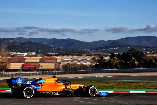 Carlos Sainz Jr (ESP) McLaren MCL34.
18.02.2019. Formula One Testing, Day One, Barcelona, Spain. Monday.
- www.xpbimages.com, EMail: requests@xpbimages.com - copy of publication required for printed pictures. Every used picture is fee-liable. © Copyright: Batchelor / XPB Images