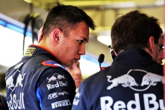 Alexander Albon (THA) Scuderia Toro Rosso.
19.02.2019. Formula One Testing, Day Two, Barcelona, Spain. Tuesday.
- www.xpbimages.com, EMail: requests@xpbimages.com - copy of publication required for printed pictures. Every used picture is fee-liable. © Copyright: Batchelor / XPB Images