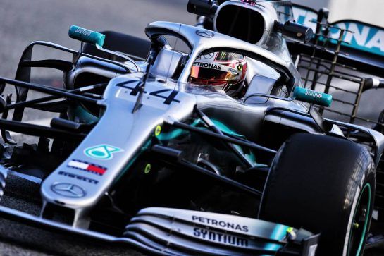 Lewis Hamilton (GBR) Mercedes AMG F1 W10.
19.02.2019. Formula One Testing, Day Two, Barcelona, Spain. Tuesday.
- www.xpbimages.com, EMail: requests@xpbimages.com - copy of publication required for printed pictures. Every used picture is fee-liable. © Copyright: Bearne / XPB Images