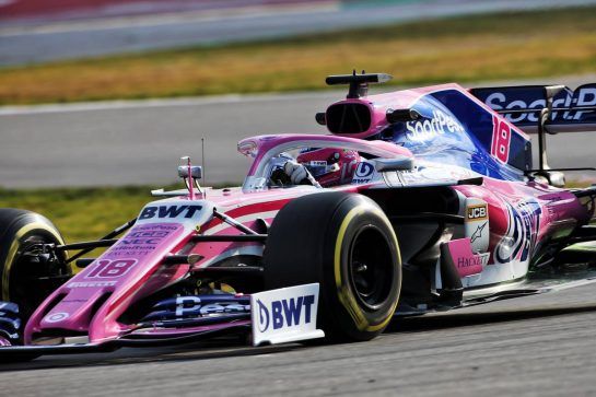 Lance Stroll (CDN) Racing Point F1 Team RP19.
19.02.2019. Formula One Testing, Day Two, Barcelona, Spain. Tuesday.
- www.xpbimages.com, EMail: requests@xpbimages.com - copy of publication required for printed pictures. Every used picture is fee-liable. © Copyright: Charniaux / XPB Images