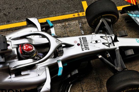Lewis Hamilton (GBR) Mercedes AMG F1 W10.
19.02.2019. Formula One Testing, Day Two, Barcelona, Spain. Tuesday.
- www.xpbimages.com, EMail: requests@xpbimages.com - copy of publication required for printed pictures. Every used picture is fee-liable. © Copyright: Moy / XPB Images