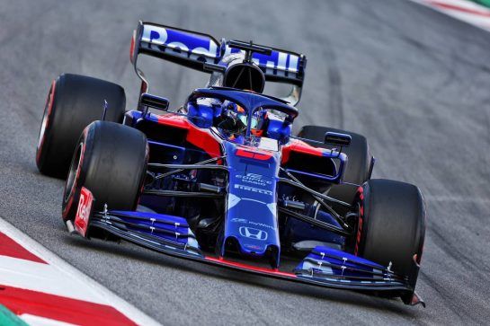 Alexander Albon (THA) Scuderia Toro Rosso STR14.
19.02.2019. Formula One Testing, Day Two, Barcelona, Spain. Tuesday.
- www.xpbimages.com, EMail: requests@xpbimages.com - copy of publication required for printed pictures. Every used picture is fee-liable. © Copyright: Moy / XPB Images